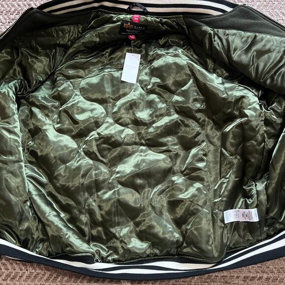 Alpha Industries Wool Jacket- Sz XL - Picture 5 of 7